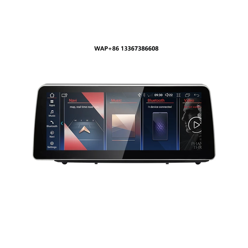 Factory Price 12.3 Inch  Carplay 4G Android14 Stereo Multimedia Bluetooth-Enabled Radio