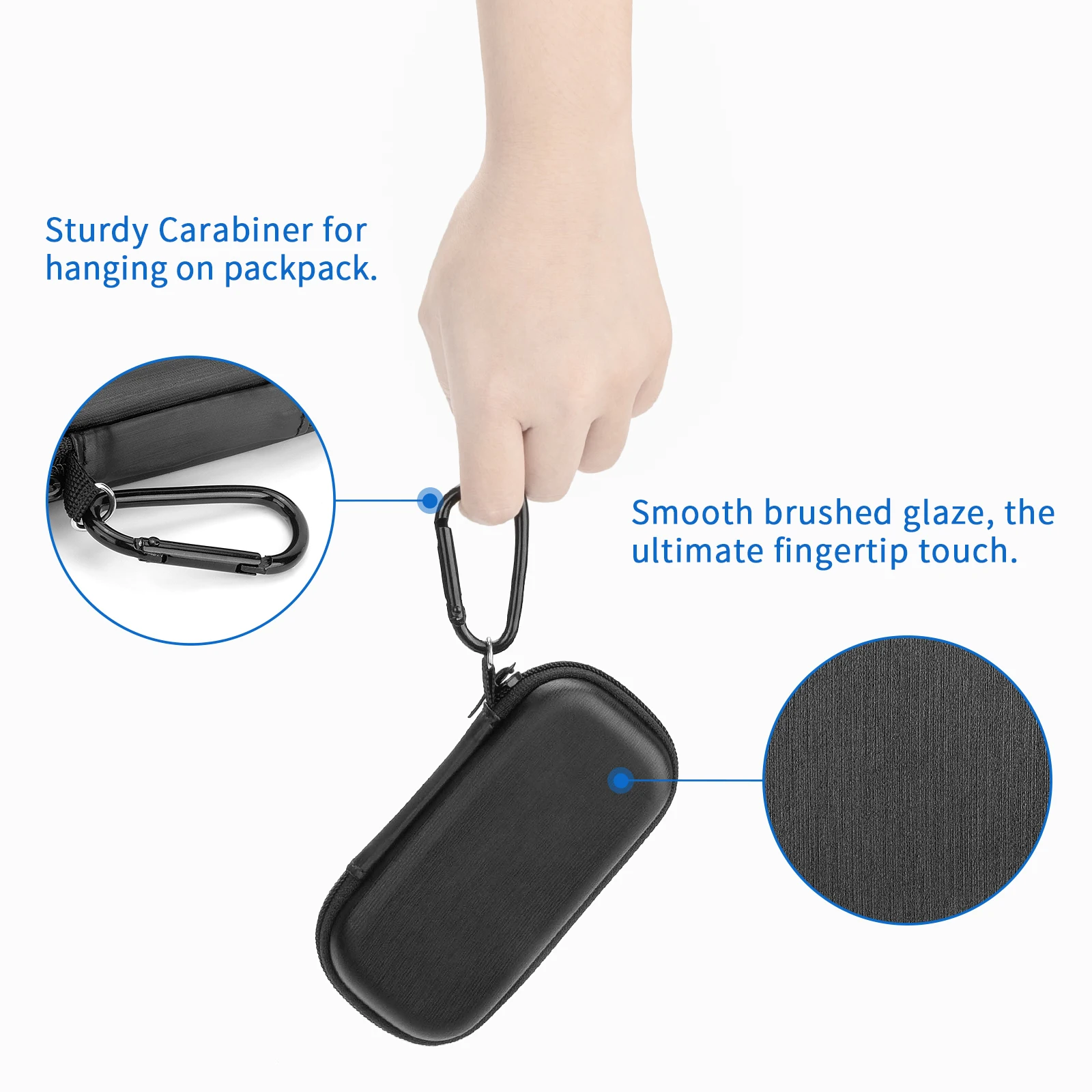 Custodia rigida Yinke per AliveCor kedia Mobile Heart Monitor ecg/Wireless 6 Lead EKG custodia da viaggio custodia protettiva custodia protettiva