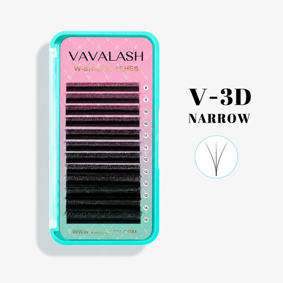 VAVALASH V-förmige 3D 4D 5D Wimpernverlängerungen C D Curl Neuer Stil W Bloom Vorgefertigte Volumen-Wimpernfächer Natürliche Nerz-Kunstwimpern – Detail 2