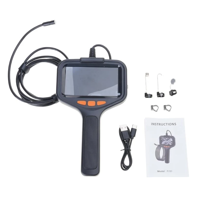 

652F 1080P High Resolution Inspection Camera 4.3 Inch Screen Easy Carry Borescope for Automotive Machinery Maintenance