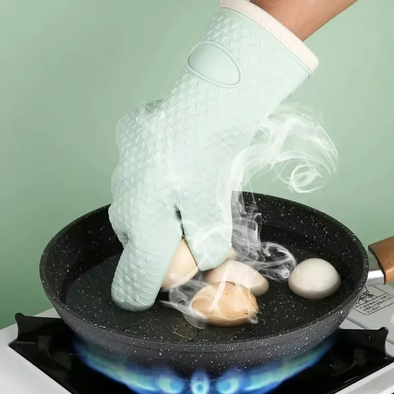 1 Piece Anti-Heat Hand Cover, Heat-Insulating Thickened Silicone, Specially Designed For Kitchen Ovens