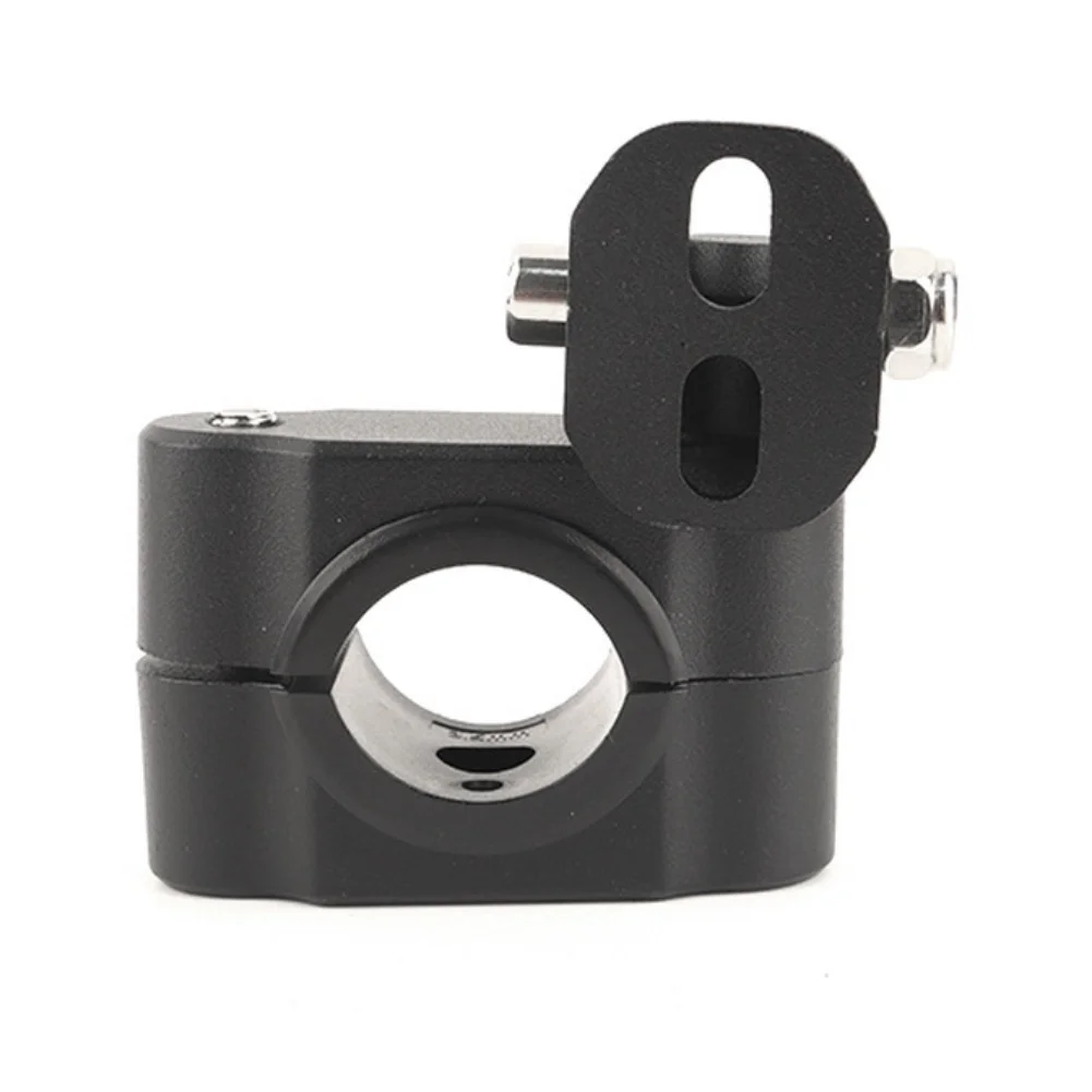 

Aluminum alloy motorcycle spotlight bracket with clamp for external LED lamp installation on round tubes without drilling