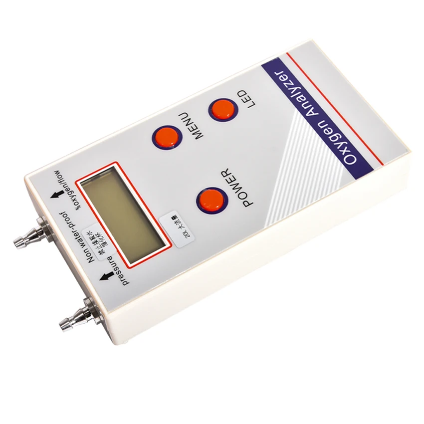 Imagem -03 - Analisador de Oxigênio Portátil Profissional Detector de Medidor de Concentração de Oxigênio o2 Medidor de Detecção de Pressão de Fluxo Detector de Gás