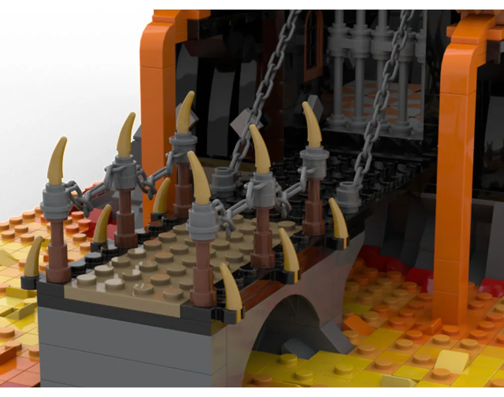 Nuovo modello Moc Block Longyan Island Modulo Block Regalo Giocattolo per bambini Set di assemblaggio fai-da-te