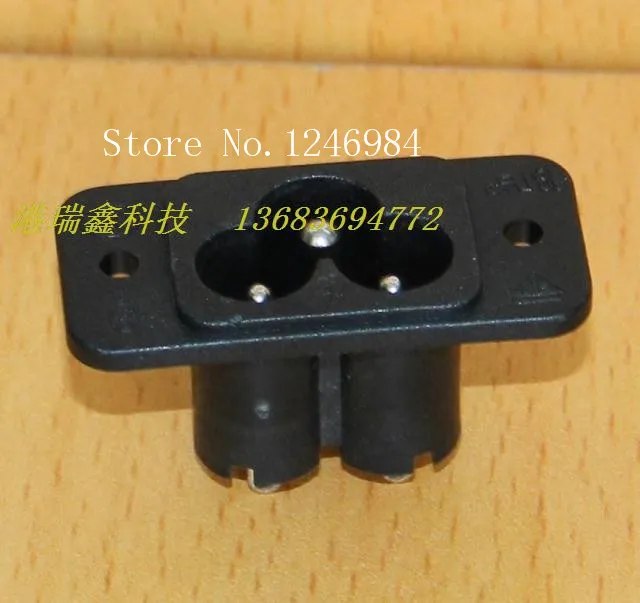 [SA]STEDAY AC outlet AC power outlet connector socket Plum two-phase three-core panel connector socket 2124-FRS--100PCS/LOT