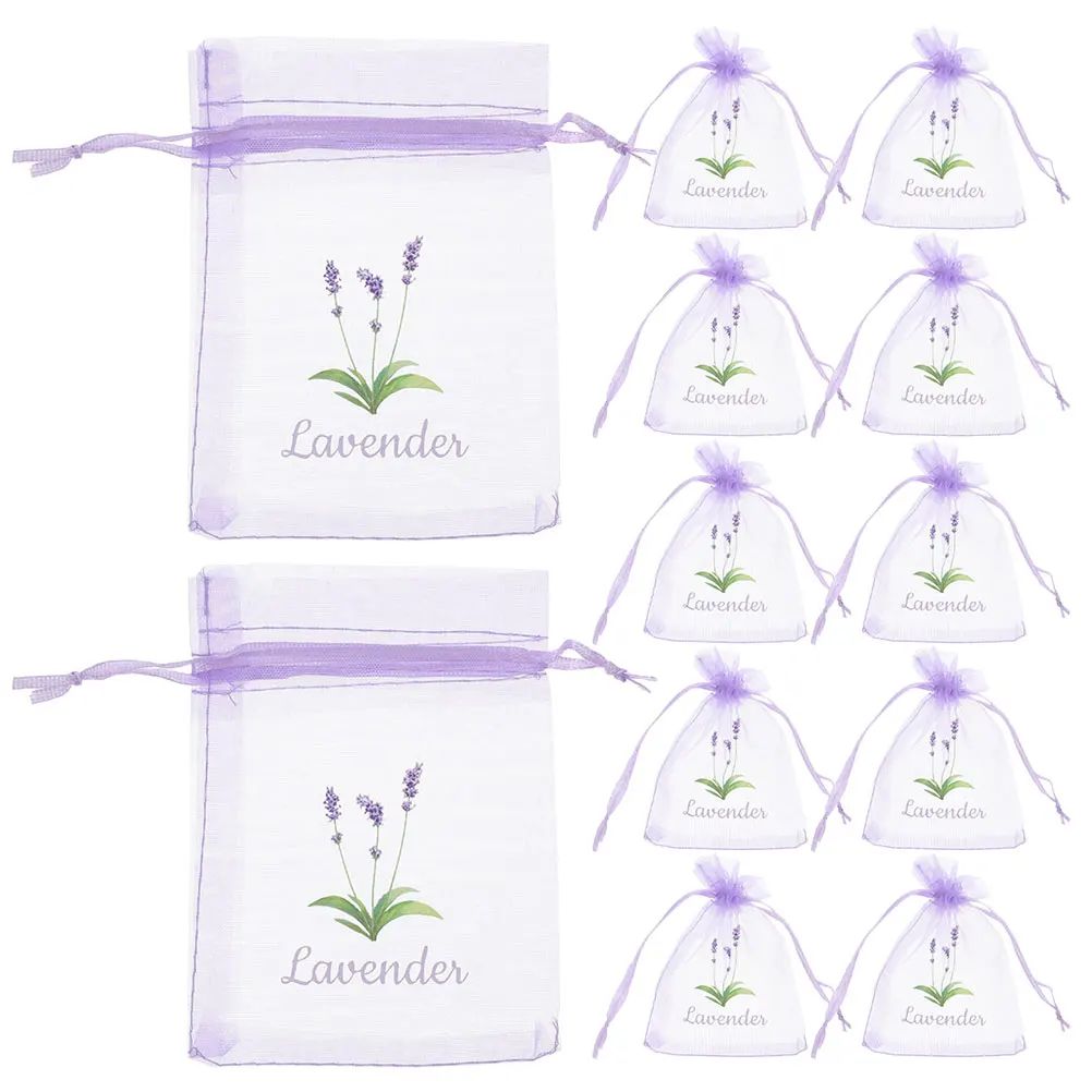 

20 Pcs Empty Sachet Bag Storage for Pouch Drawstring Bags Lavender Sachets Perfume Decorative Mesh