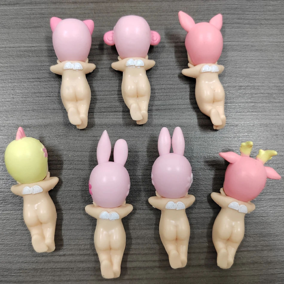 Caja ciega hippers de la serie flor de cerezo, mini figura coleccionable, decoración para teléfono, mesa, regalo de Navidad, caja misteriosa, 1-24 Uds.