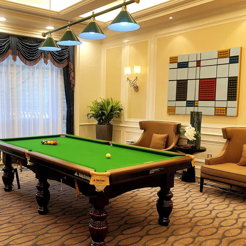 Modern simple living room wooden three-dimensional decorative painting sales department clubhouse billiards room mural