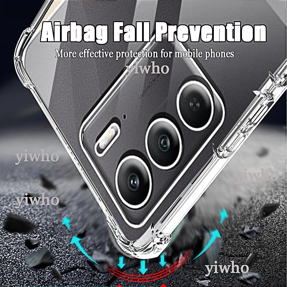 Transparent Phone Case for Oppo Realme C75 C67 C65 C60 C55 C53 C51 C35 C33 C31 C30 Shell Protective Camera Back Clera Covers