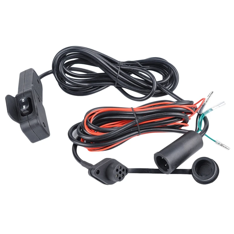 

Universal Black 12V Atv/Utv Winch Corded Remote Rocker Switch 11 Inch Waterproof