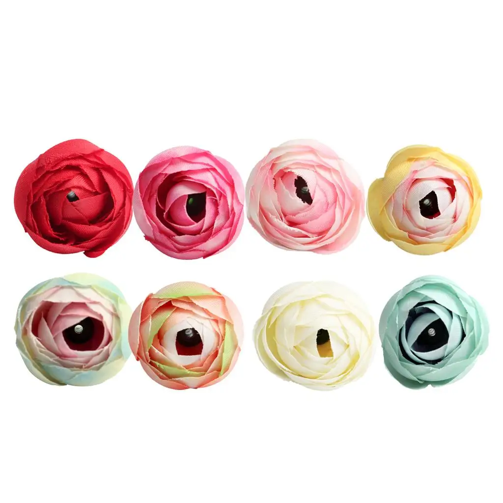 10pc Tea Rose Buds Flower Head Wedding Party Christmas Home Decoration Ornaments