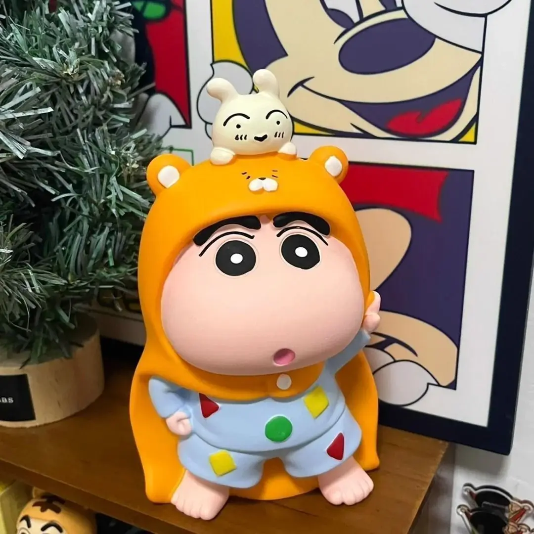 Tirelire Crayon Shin-Chan en forme de cape pour chambre d'étudiant, figurine Shin-Chan, cadeau pour meilleure amie, anniversaire, vacances, tirelire de rangement