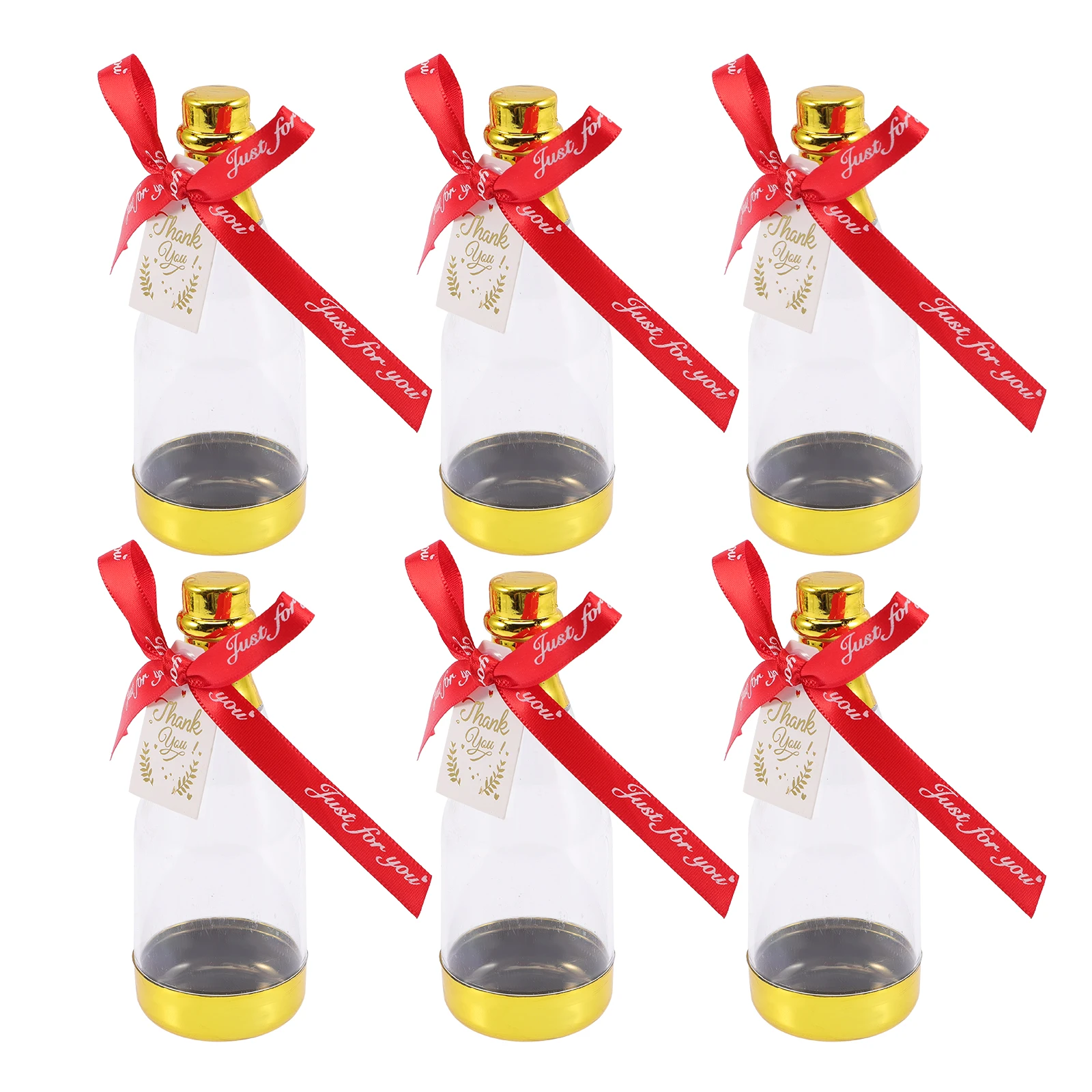

6pcs Bottle Wedding Candy Box Party Favor Boxes Treat Containers Gift Holders for Wedding Birthday Decor