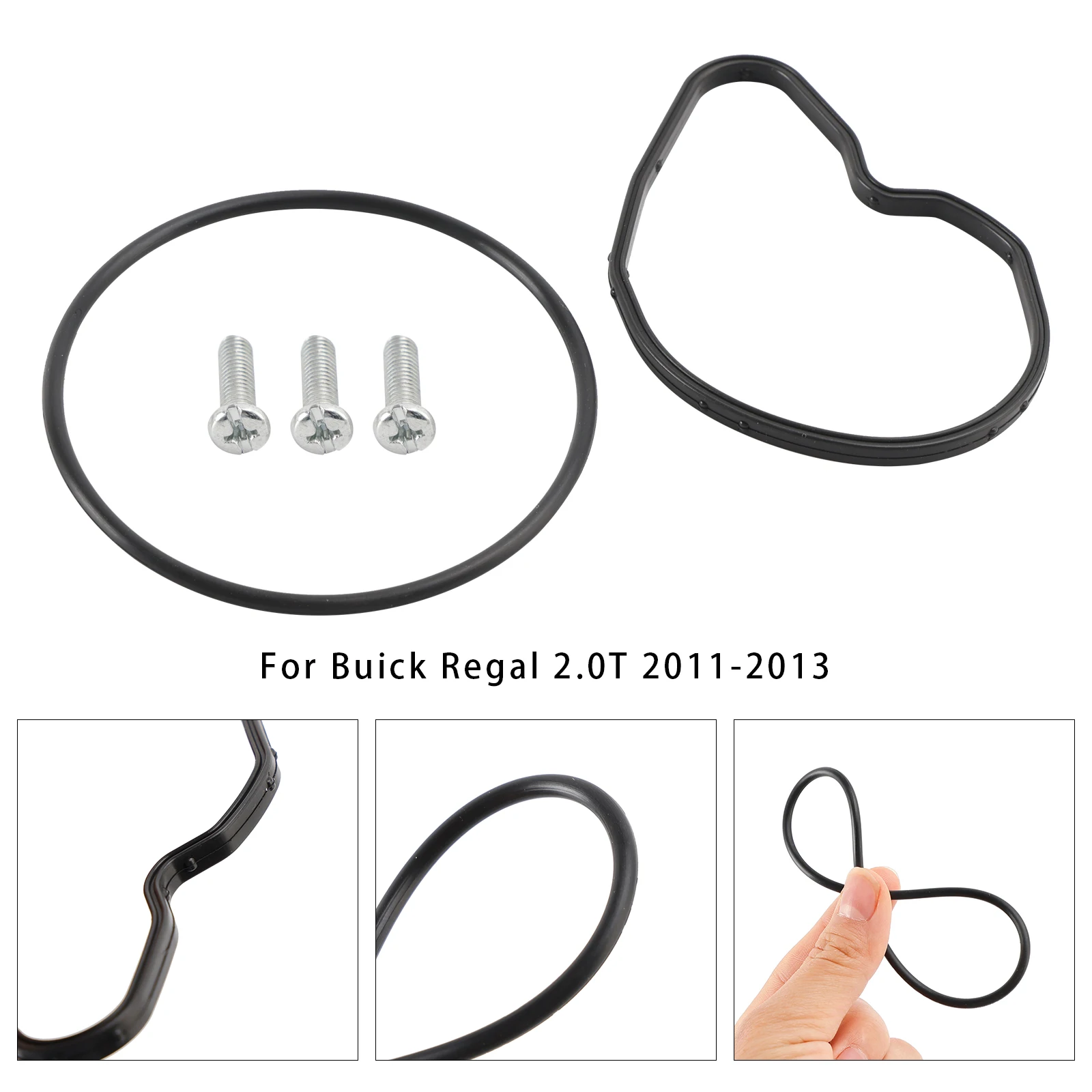 Brake Vacuum Pump O-Ring Seal Kit For Saab 9-3 2.0T & Buick Regal/Verano 2.0T – Replaces 55561100, 2-Year Warranty