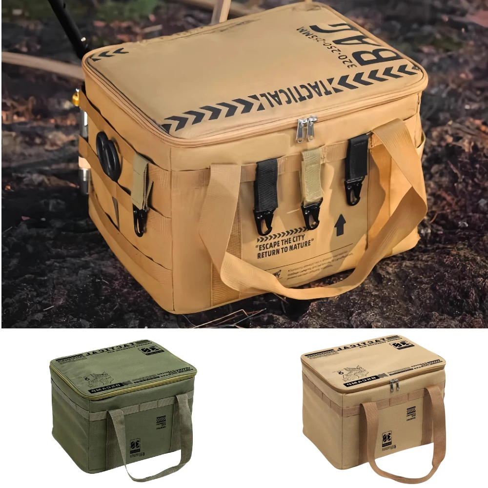 

Большая космическая тактическая сумка для хранения кемпинга, 30 л, походная сумка для багажа, походная сумка для кемпинга, кухонная утварь и посуда, сумка для кемпинга и пикника