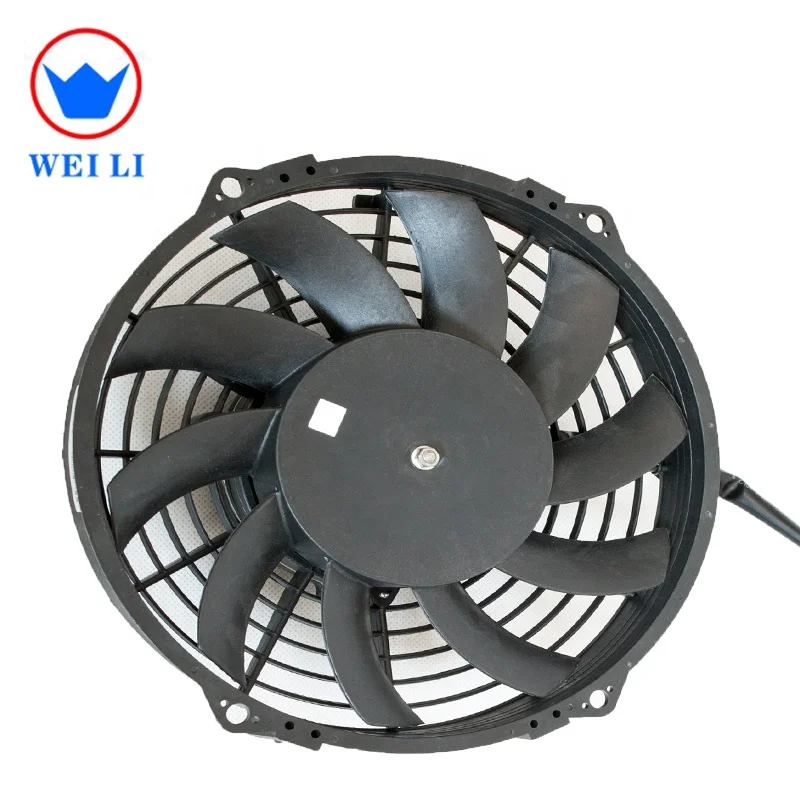 2026 9inch Bus Condenser Fan VA02-AP70/LL-40A LNF2209BX Suction Fan 12/24V Axial Fan Air Conditioner System