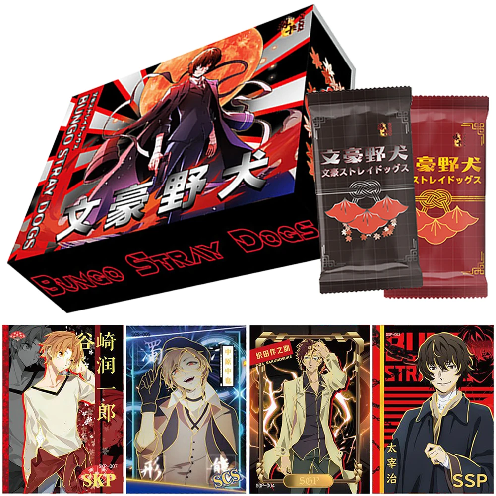 Bungo Stray Dogs Super Power Battle Theme Anime Collection Card Popular Handsome Protagonist Group Exquisite Special Shaped Card