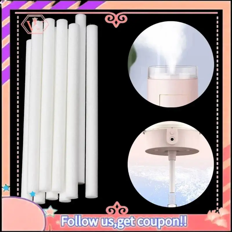 

Модернизированный 200 шт. 8X200 мм большой увлажнитель с губчатым сердечником, ароматический фильтр, распылитель, впитывающий ватный тампон, фильтр-увлажнитель, можно разрезать