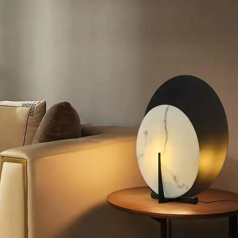 for Nordic simple living room bedroom bedside lamp designer study fashion personality creative marble lamp