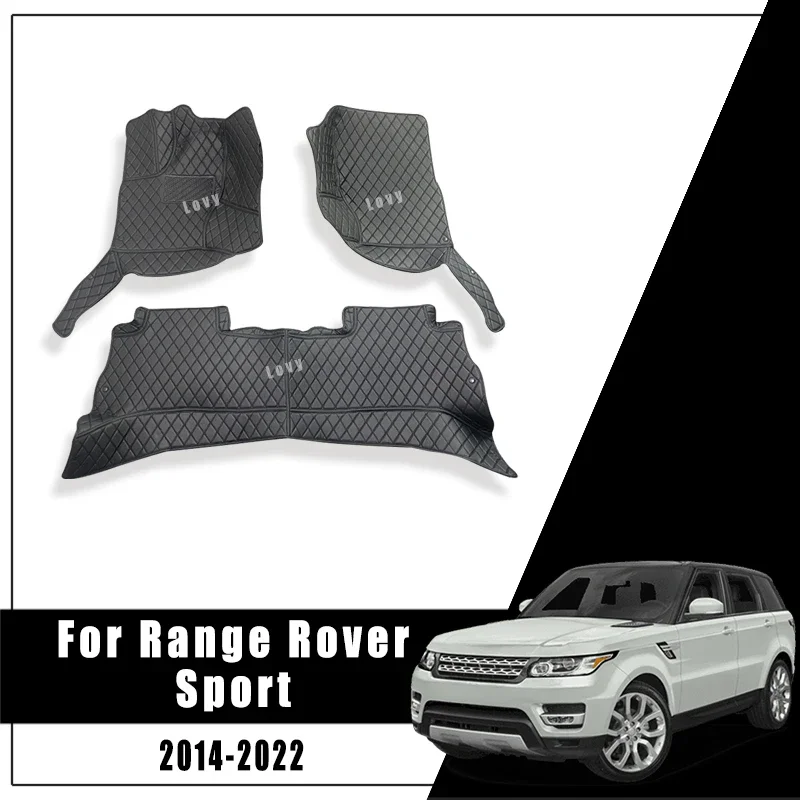 

Автомобильные коврики для Range Rover Sport 5 мест 2022 2021 2020 2019 2018 2017 2016 2015 2014 Автоаксессуары Вкладыши Ковры для ног