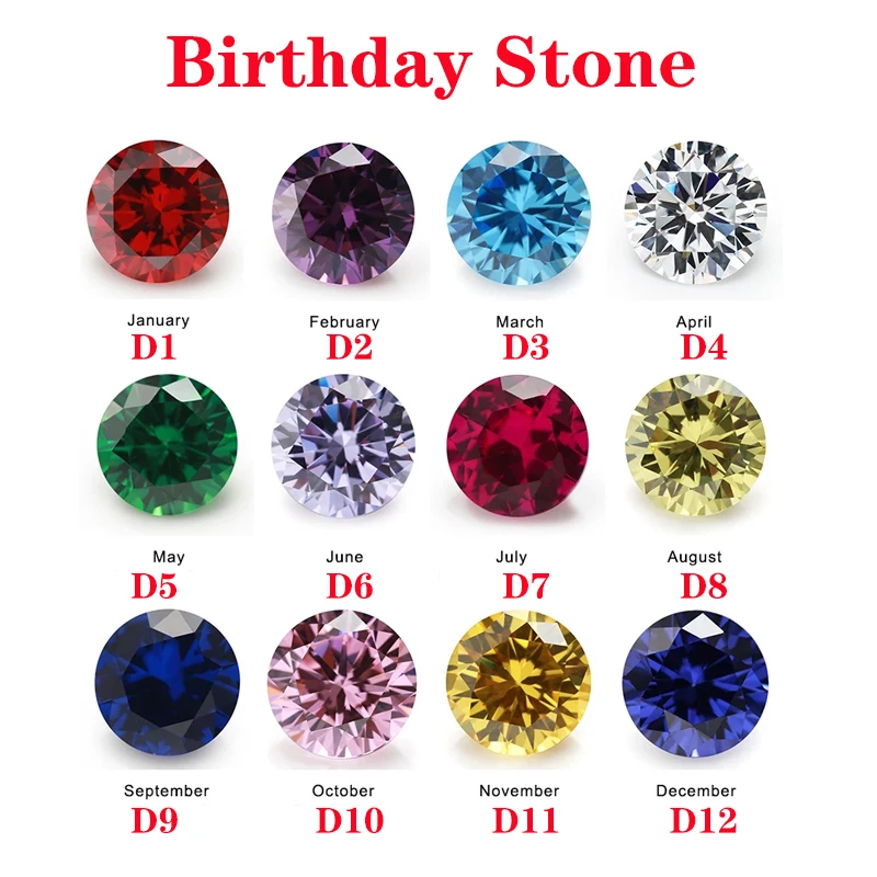 Custom Birthstone Name Rings for Women Stainless Steel Adjustable Zircon Personlized Ring Jewelry Unique Birthday Gifts