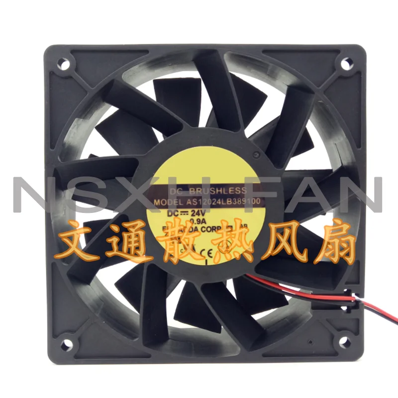 AS12024LB389100 12038 DC24V 0.9A Fan