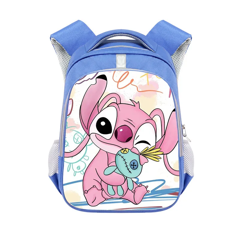 New Stitch Pattern Backpack Children\'s Schoolbag Boys Girls Large Capacity Casual Bag Shoulder Bag for School Kids Gifts