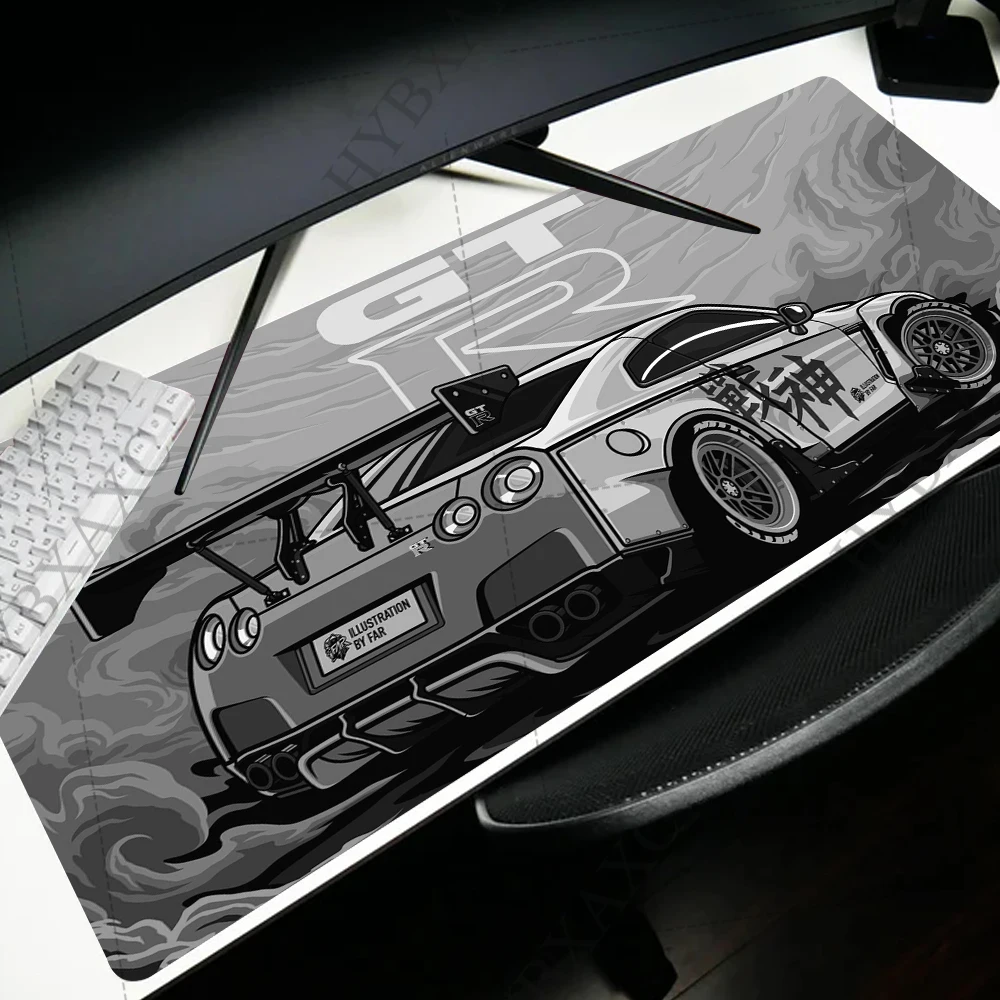 New Arrivals Sports Car Mouse Pad XXL Gaming Accessories Office Gamer Keyboard Desk Mat Non-Slip Laptop Large GTR Car Mousepad