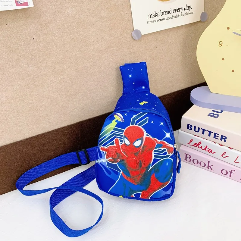 Torba na klatkę piersiową Marvel Spider-Man Captain America, portfel dla par na co dzień, portfel dla par z kreskówek, torba terenowa Spider-Man na co dzień, modna S