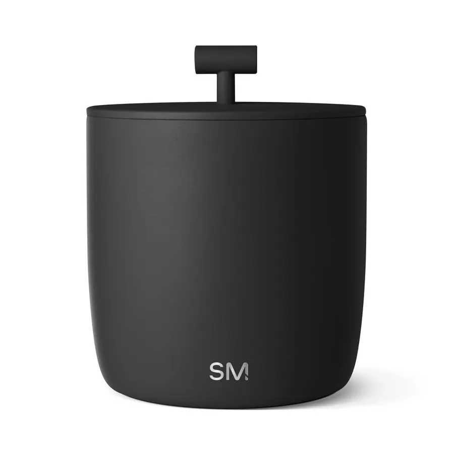 

Modern Vacuum Insulated Ice Bucket with Lid and Scoop for Cocktail, Champagne, Wine, Beer, amp Hosting Stainless Steel 100oz Cap