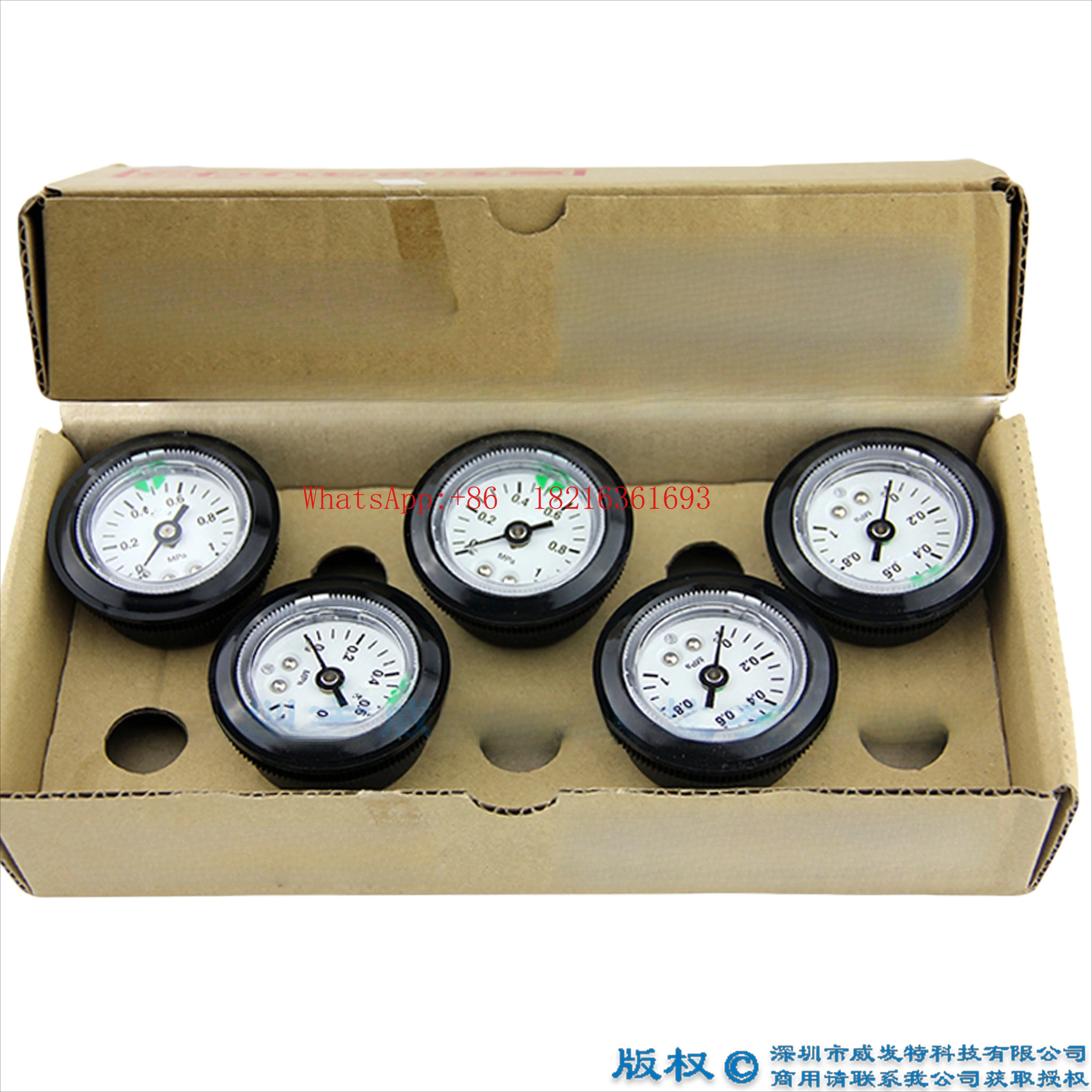 G46-10-01M-C G46-10-02M-C Panel Mount Air Pressure Gauge Original view 3