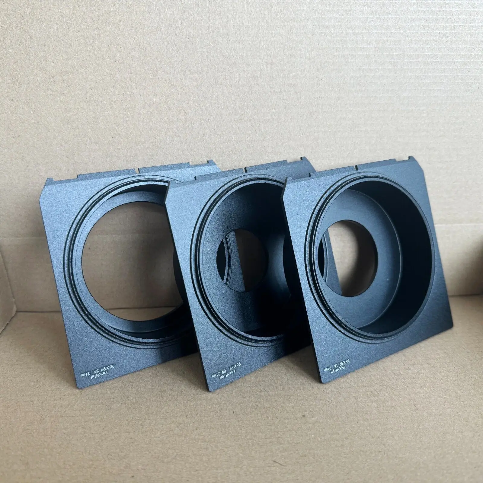 ProScope Lens Board 96x99mm Linhof Wista Technika Ebony Camera Copal #0 #1 #3 21mm Convex