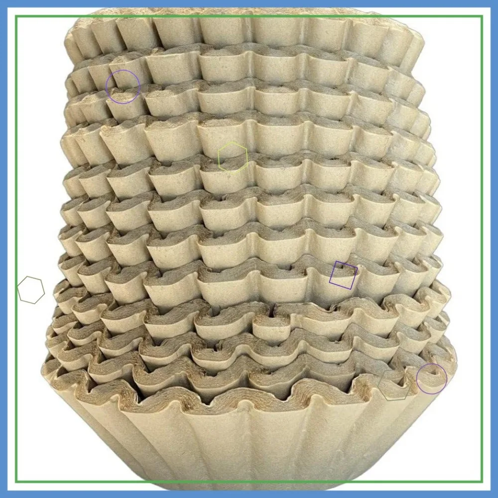 

Extra Large Unbleached Brown Coffee Filters, Biodegradable for Commercial & Home Makers, 500 Pcs