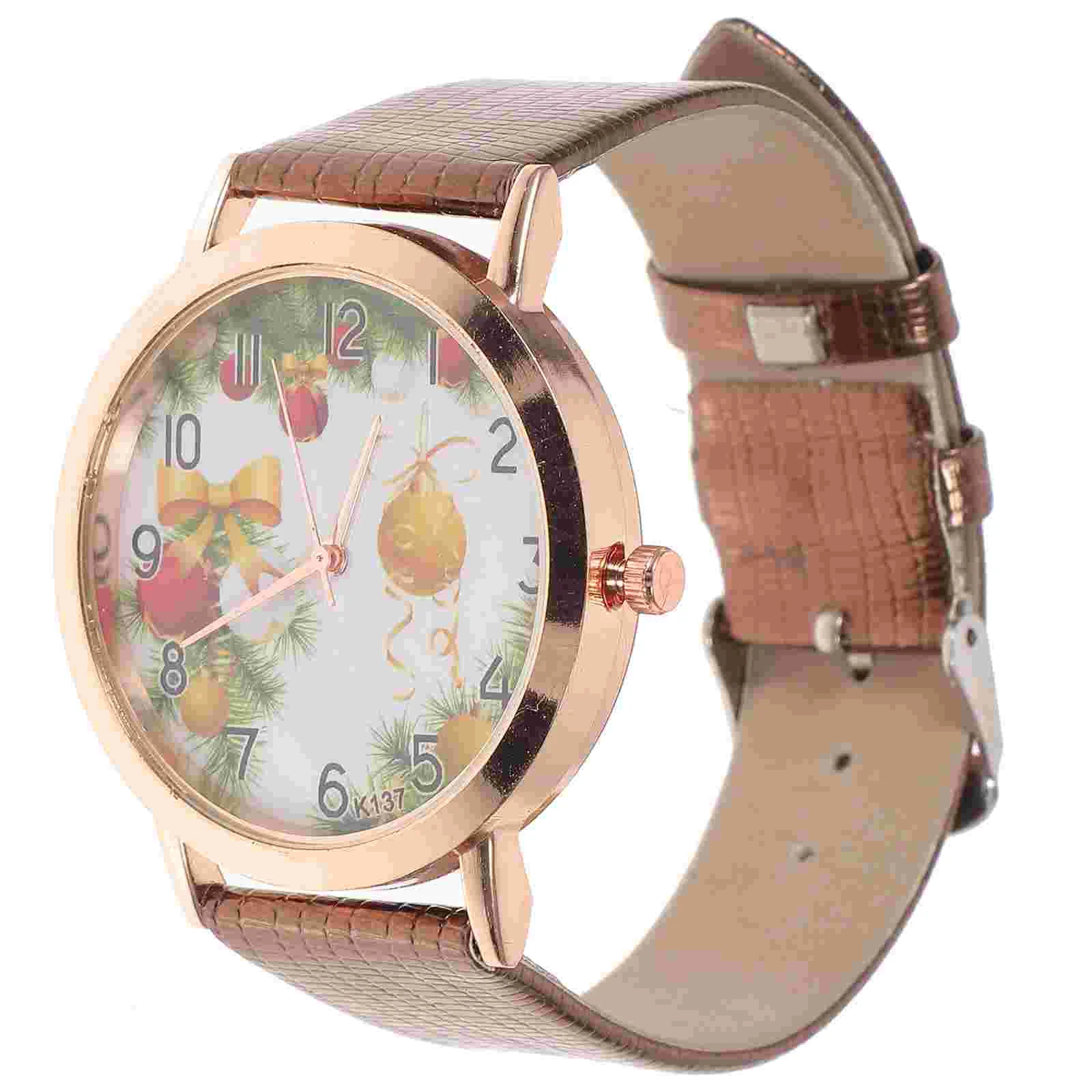 Women Quartz Watch Ladies Watches Christmas Wristwatch Sports for Lady Santa Miss