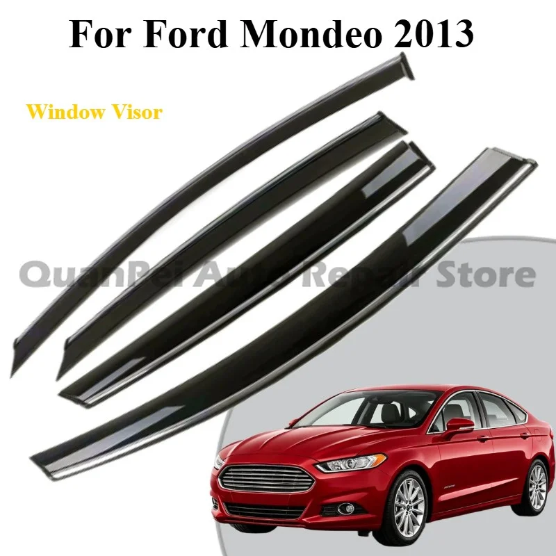 Direct Fit Window Deflector Rain Deflector Door Visor Eyebrows Weather Shield For Ford Mondeo 2013 Durable Auto Parts