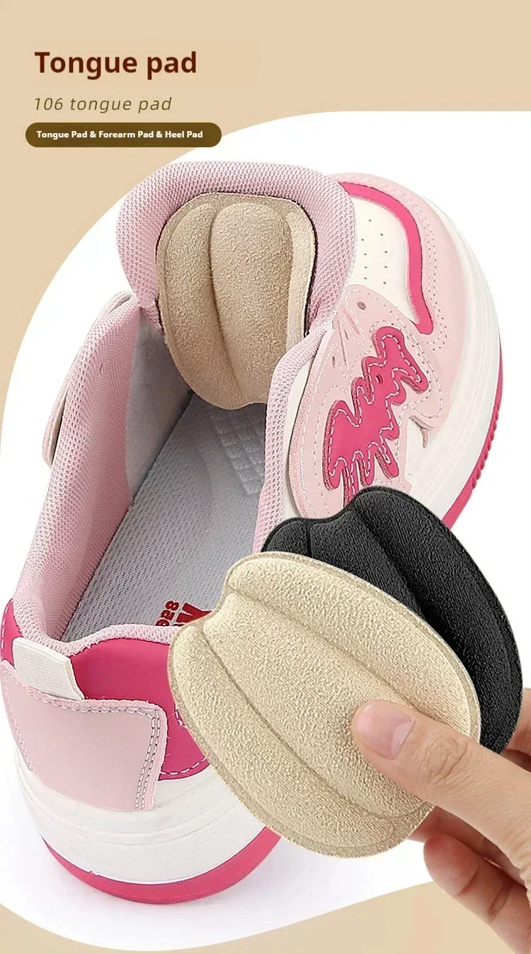 1 Paar Fersenpolster, selbstklebend, gegen Blasenbildung, rutschfest, zur Größenanpassung von Schuhen, Fersenschutz für Kinder-Sneaker. – Detail 1