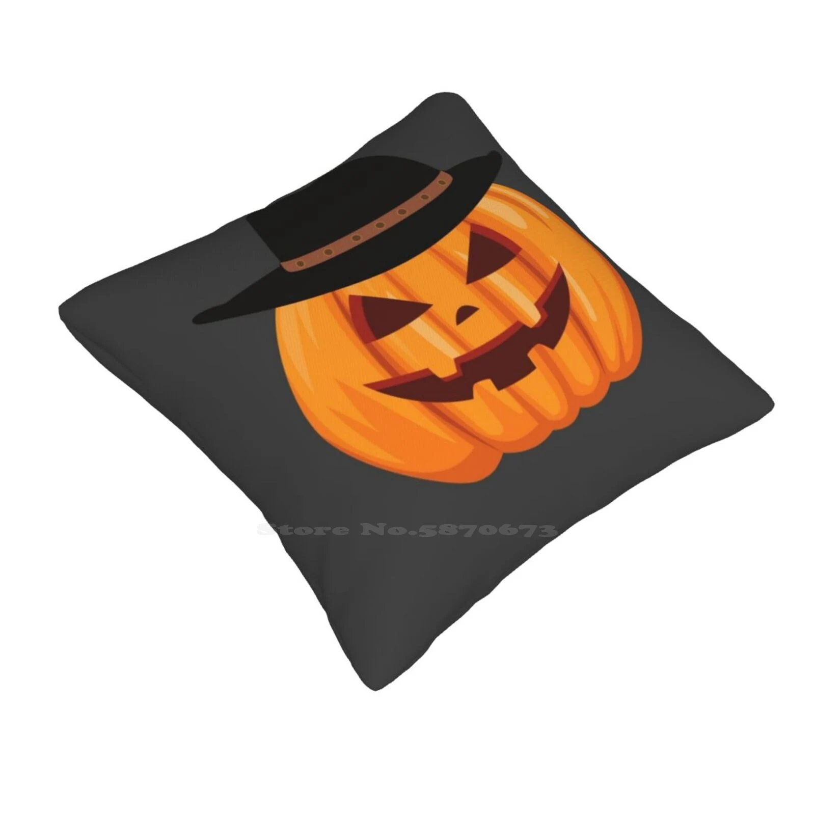 Evil Pumpkin Wearing A Cowboy Hat Halloween Bedroom Office Hug Pillowcase Aew Hangman Page Hangman Aew Hangman Adam Page Aew