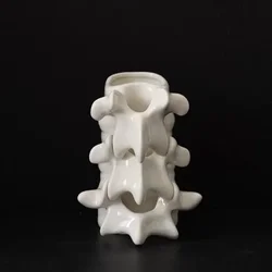 Creative Ceramic Spine Coffee Cup Water Cup Bone Vase Pen Holder Nordic Style Gift Personalized Decoration Ornament