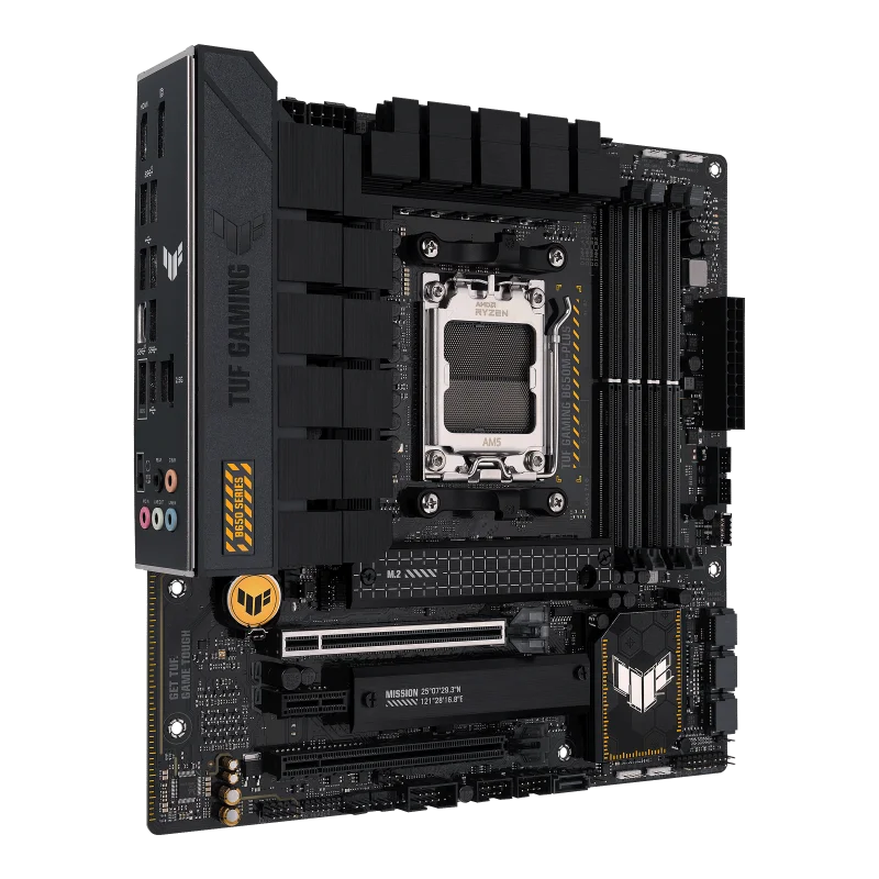 New TUF GAMING B650M-PLUS AM5 Motherboard 4 Memory Channels SATA Hard Support Compatible R9000 7000 Desktop Processors Max 128