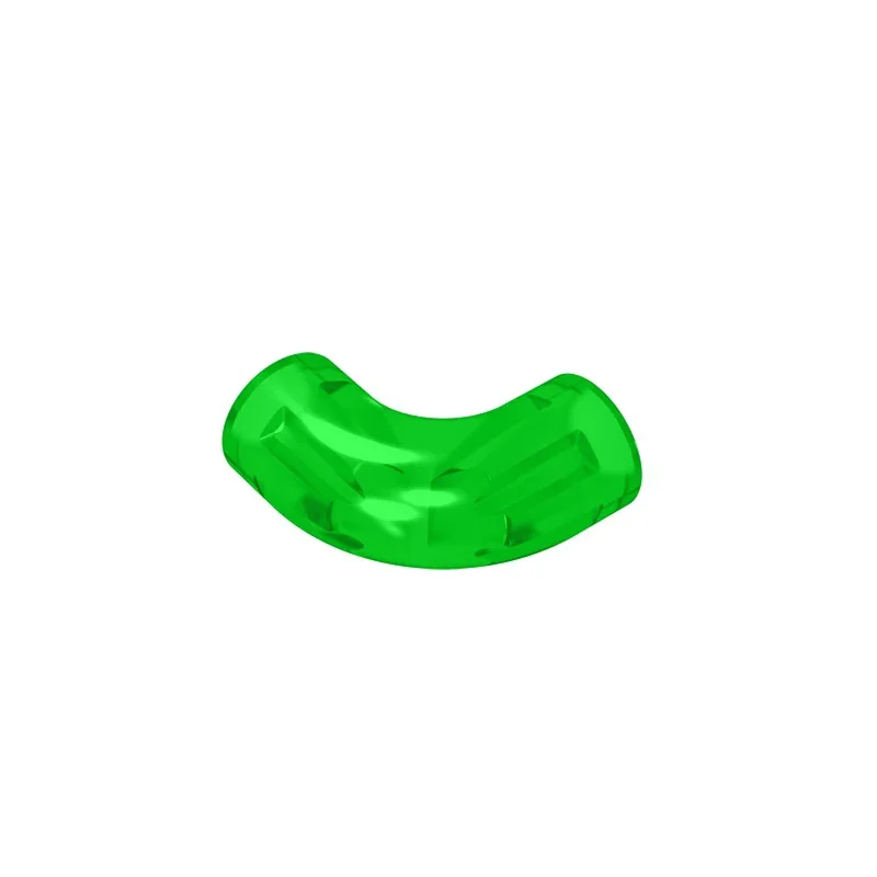 Gobricks GDS-1114 Brick, Round 1 x 1 d. 90 Degree Elbow-No Stud-Type 2-Axle Hole compatible with lego 25214 Educational Blocks
