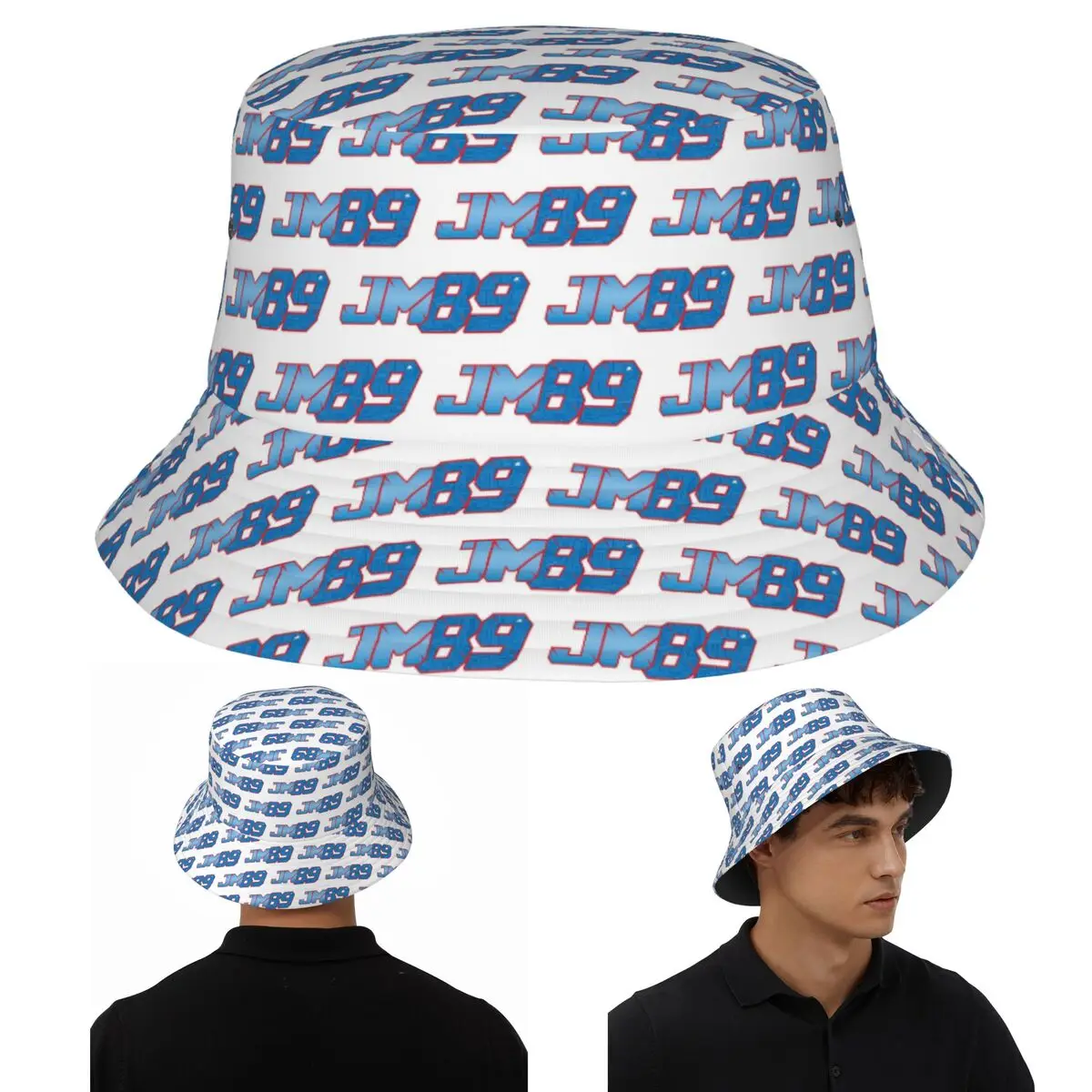 خورخي مارتن رقم 89 قبعة دلو بنما للأطفال بوب صياد القبعات قبعات الصيد الصيفية للجنسين #1