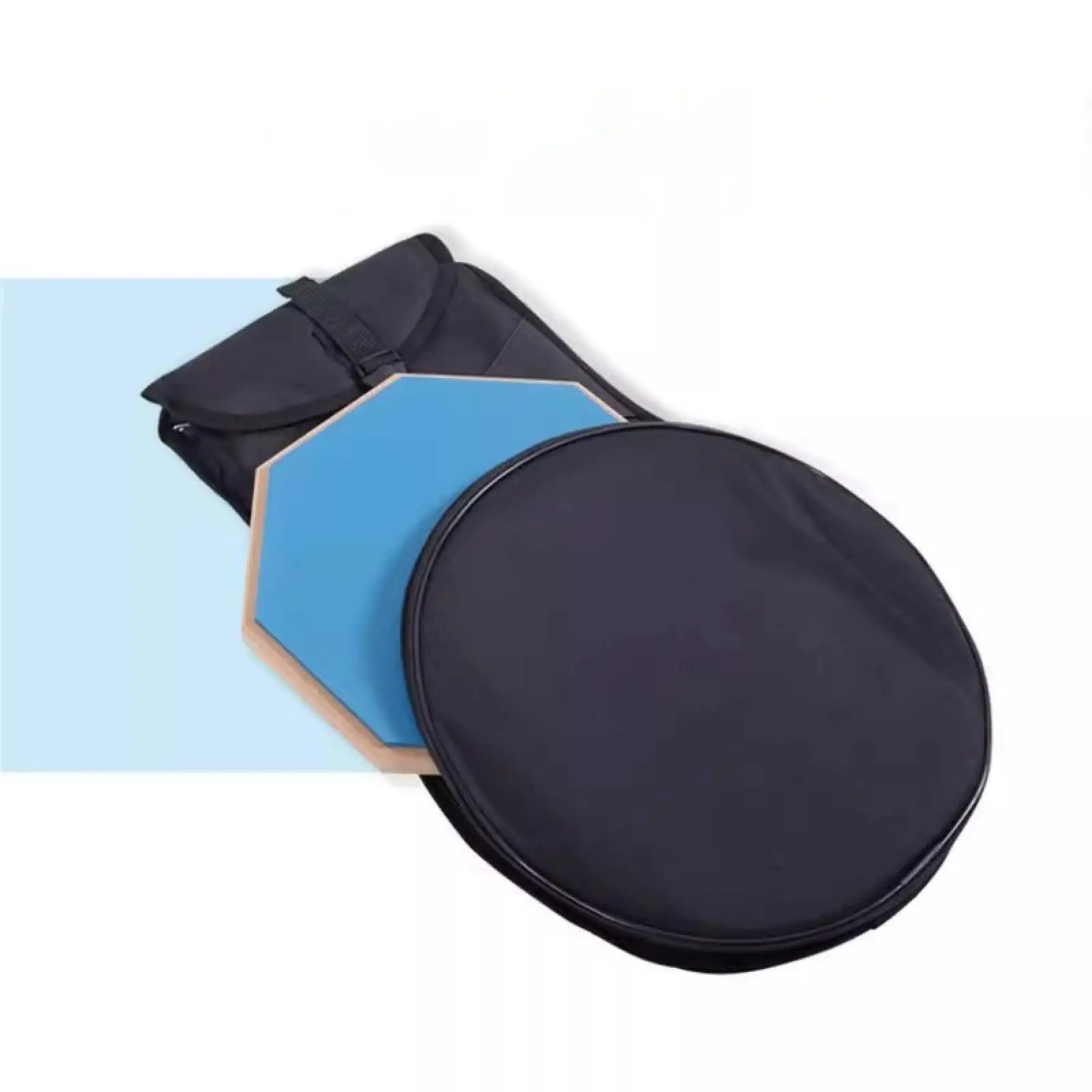 Drum Pad Storage Bag Oxford Cloth Drum Parts Carry Case for Drum Practice Pad Set and Percussion Accessories