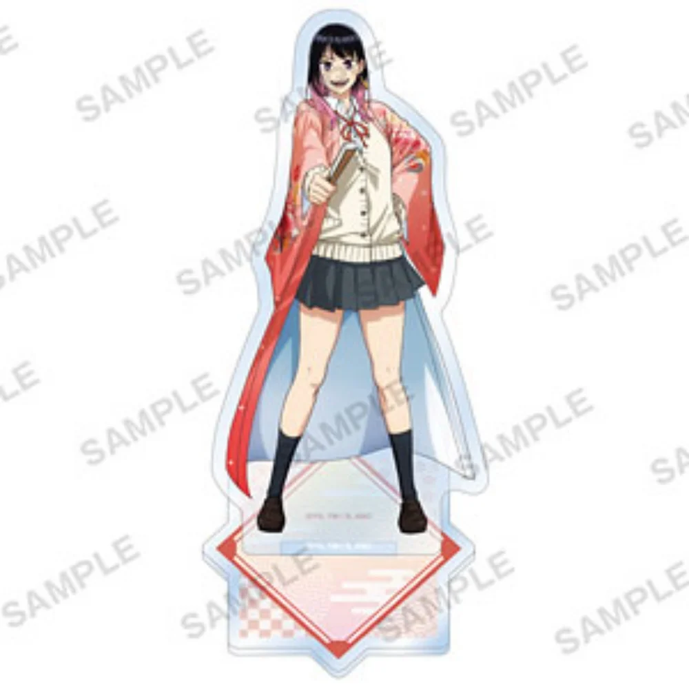 Akanebanashi Akane Oosaki JK Uniform Kimono Coat Anime Acrylic Stand Figure Plate Desk Decoration Collection Gift key chain