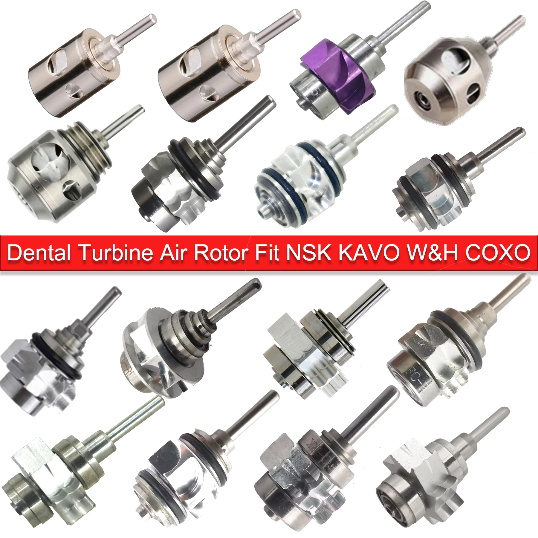 

Dental Turbine Rotor Dentistry Turbine Cartridge Air Rotor Handpiece Rotor Dental Products Accessories Fit NSK KAVO W&H COXO