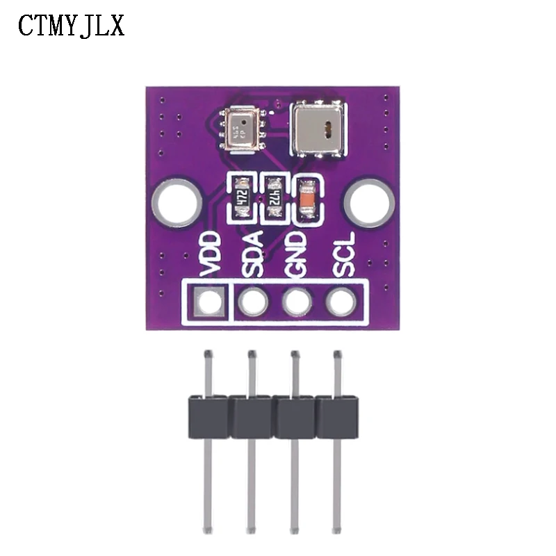 10pcs AHT20+BMP280 Temperature Humidity Air Pressure Module High Precision Digital Temperature Humidity Air Pressure Sensor