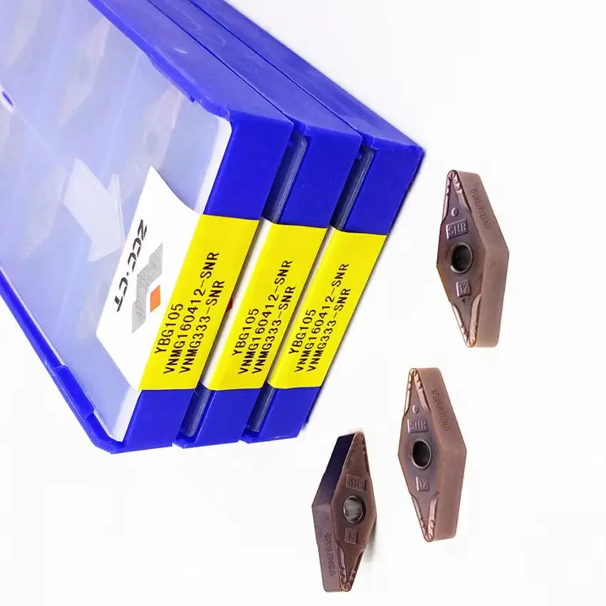 VNMG160408-SNR YBG105/VNMG160412-SNR YBG105 VNMG332 VNMG333 ZCC.CT CNC hartmetall einsätze 10 teile/schachtel