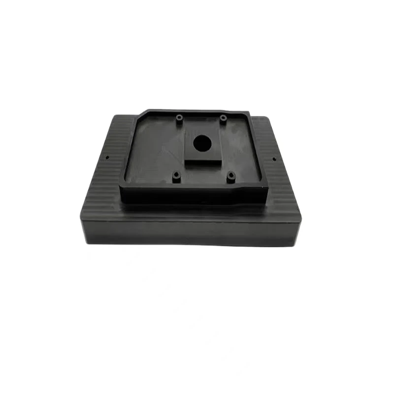 CNC Machining Black Nylon/ABS Engineering Plastic Injection Molded Base Equipment Support Holder Accessories