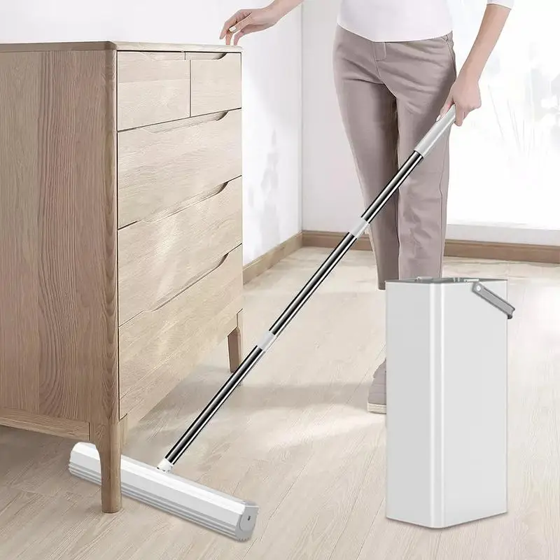 

Sponge Mop Bucket Mop Bucket With Wringer Flat Mop And Bucket Set Floor Cleaning Mop Bucket Cleaning Supplies For Home