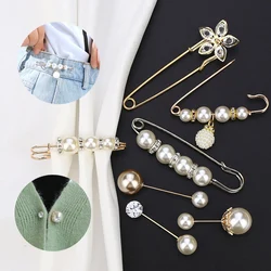 1PCS Big Beads Brooch Fashion Clothing Brooches For Women Pearl Lapel Pin Sweater Dress Brooch Pins Badge Buckle Accessories