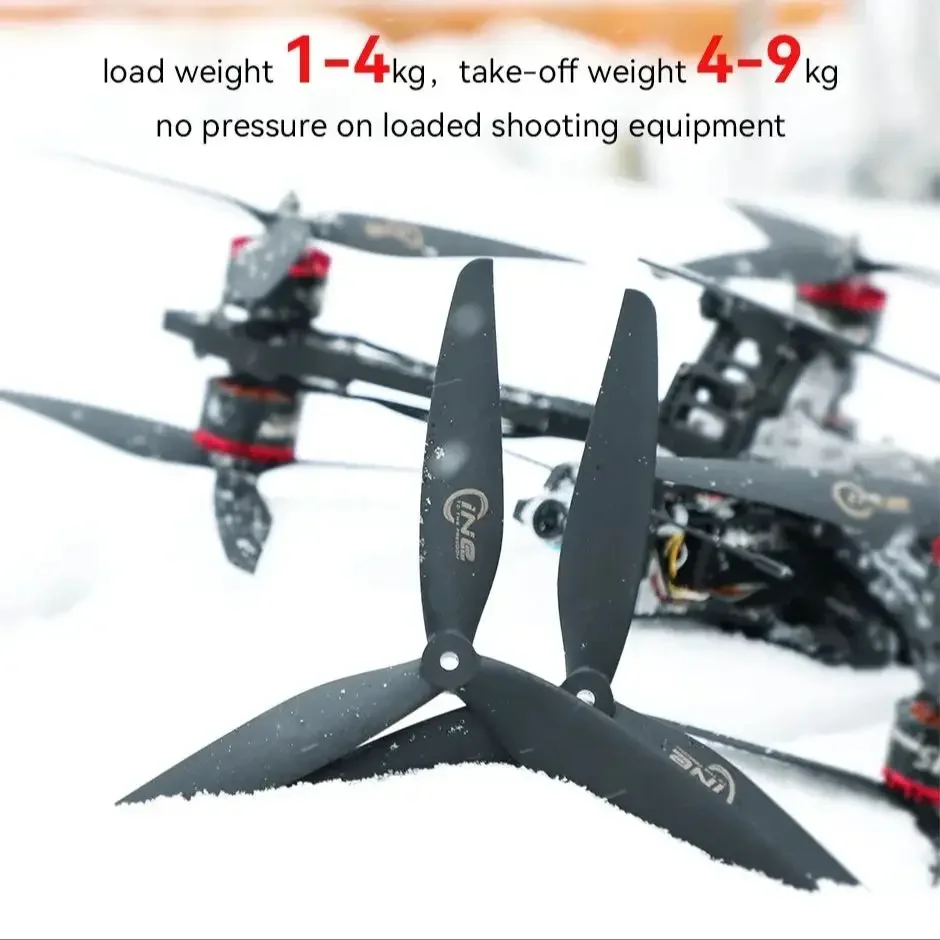 T-MOTOR C7.5, C8.5,C9.5,C10.5 Plastic Propeller Lightweight Props For For RC Fixed Wing Airplane Drone Motor cinematic props